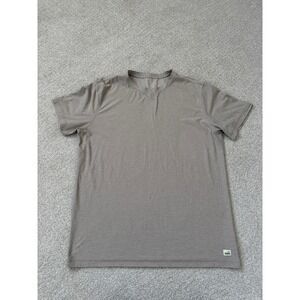 Vuori Men's Short Sleeve Tee in Taupe
